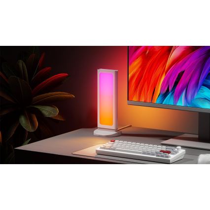 Nanoleaf - LED RGBIC Stmievateľná nabíjacia stolná stanica 3 v 1 5V 2700-6500K čierna