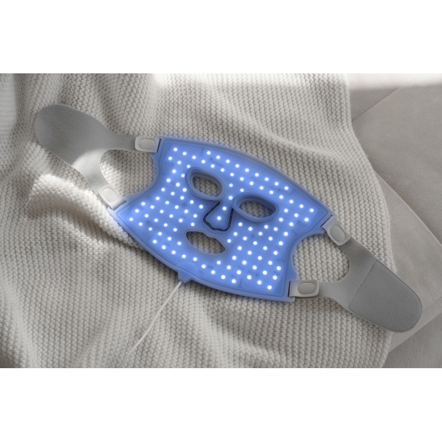 Nanoleaf - LED RGB+IR Tvárová terapeutická maska LED/5W/2500 mAh + diaľkové ovládanie