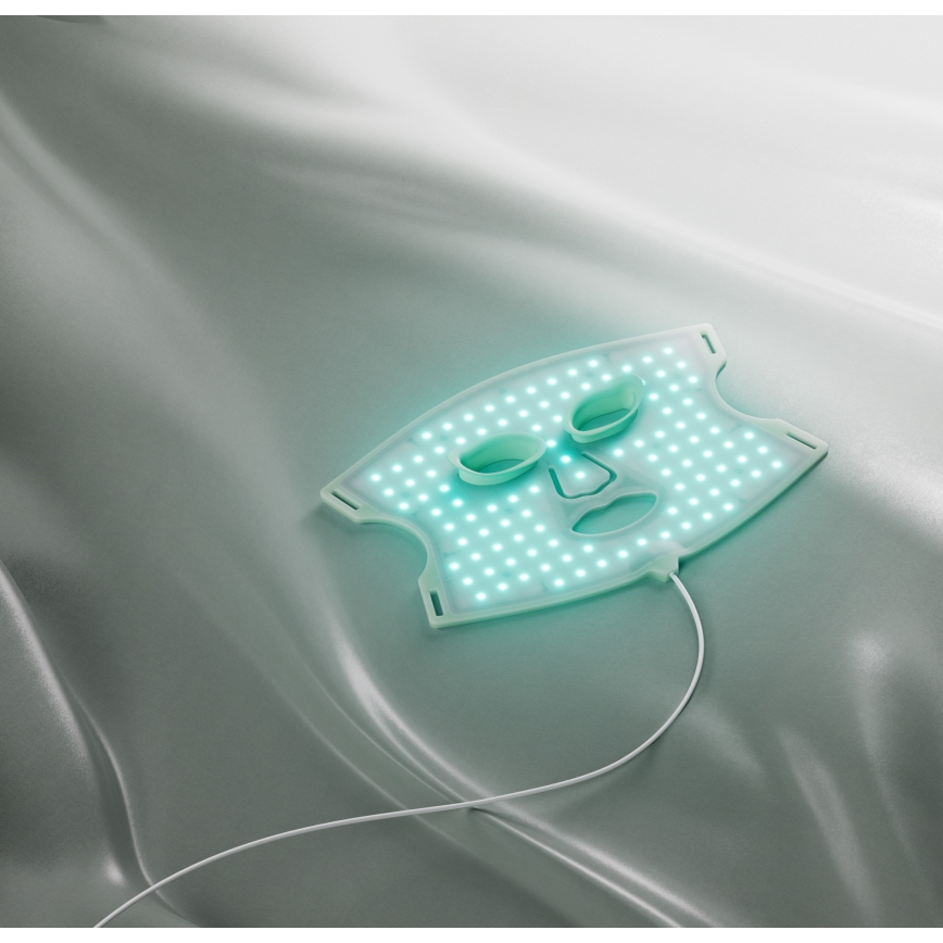 Nanoleaf - LED RGB+IR Tvárová terapeutická maska LED/5W/2500 mAh + diaľkové ovládanie