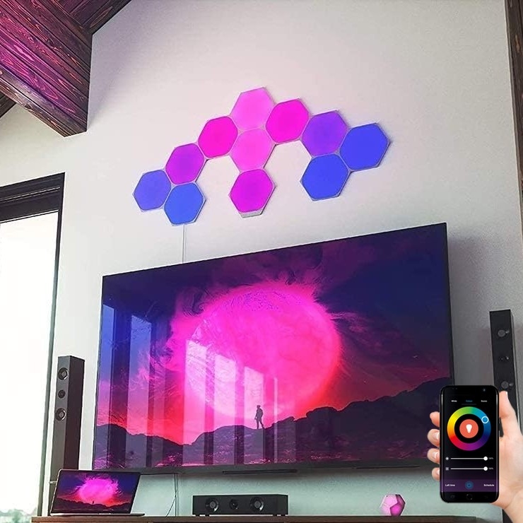 Nanoleaf - SADA 15x LED RGB Stmievateľný panel LED/2W/230V 1200-6500K Wi-Fi