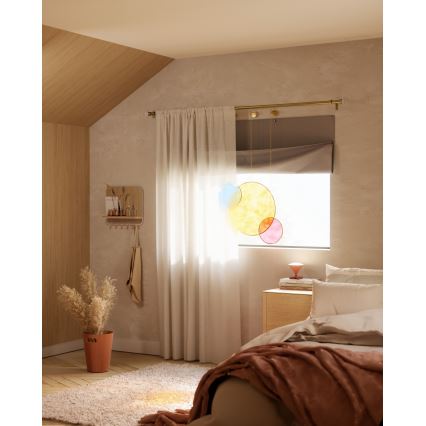 Nanoleaf - LED RGBW Stmievateľná nabíjacia stolná lampa UMBRA CONO LED/2,4W/5V 2700-6500K 2530 mAh hnedá