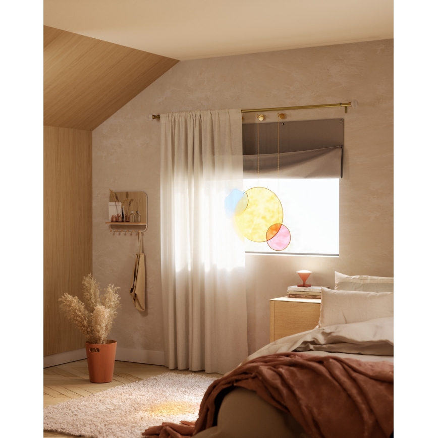 Nanoleaf - LED RGBW Stmievateľná nabíjacia stolná lampa UMBRA CONO LED/2,4W/5V 2700-6500K 2530 mAh hnedá