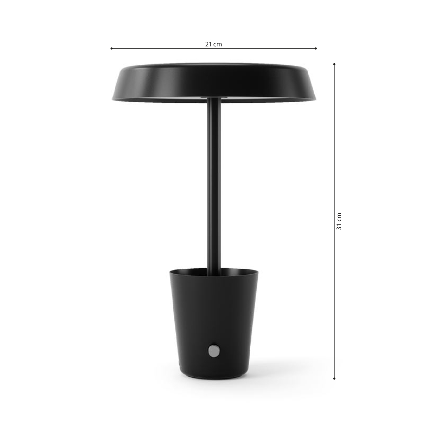 Nanoleaf - LED RGBW Stmievateľná stolná lampa IQ UMBRA CUP LED/6W/5V 2700-6500K USB
