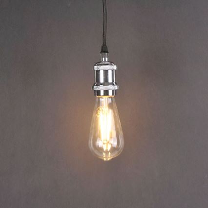Napájací kábel 1xE27/20W/230V lesklý chróm
