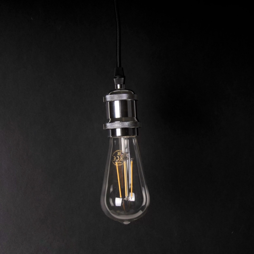 Napájací kábel 1xE27/20W/230V lesklý chróm
