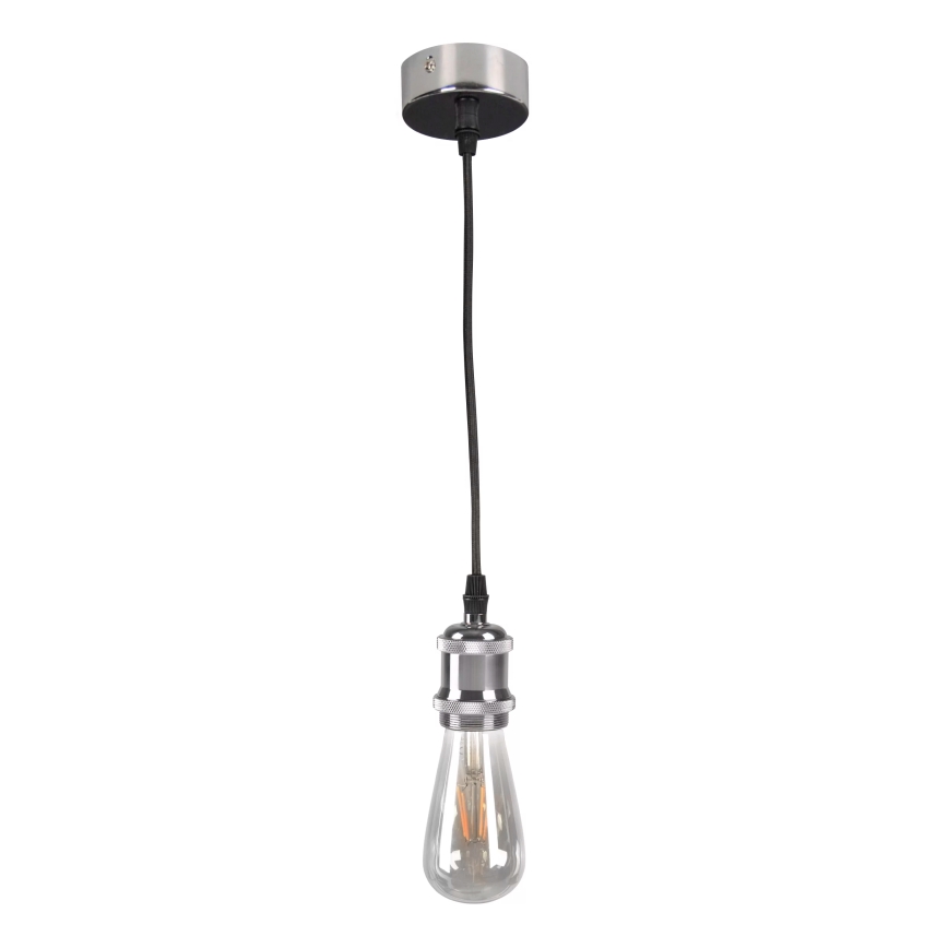Napájací kábel 1xE27/20W/230V lesklý chróm