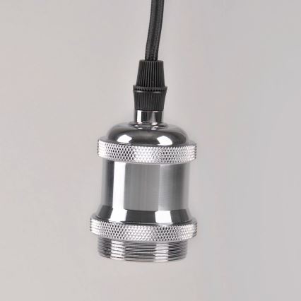 Napájací kábel 1xE27/20W/230V lesklý chróm
