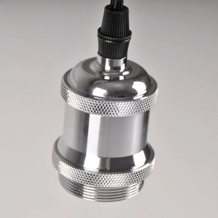 Napájací kábel 1xE27/20W/230V lesklý chróm