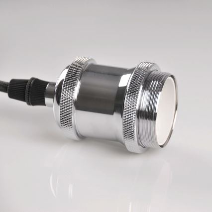 Napájací kábel 1xE27/20W/230V lesklý chróm