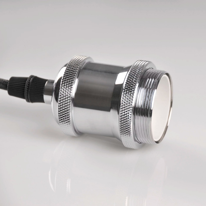 Napájací kábel 1xE27/20W/230V lesklý chróm