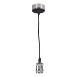 Napájací kábel 1xE27/20W/230V lesklý chróm