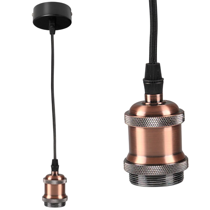 Napájací kábel 1xE27/20W/230V medený