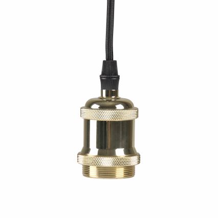 Napájací kábel 1xE27/20W/230V zlatý