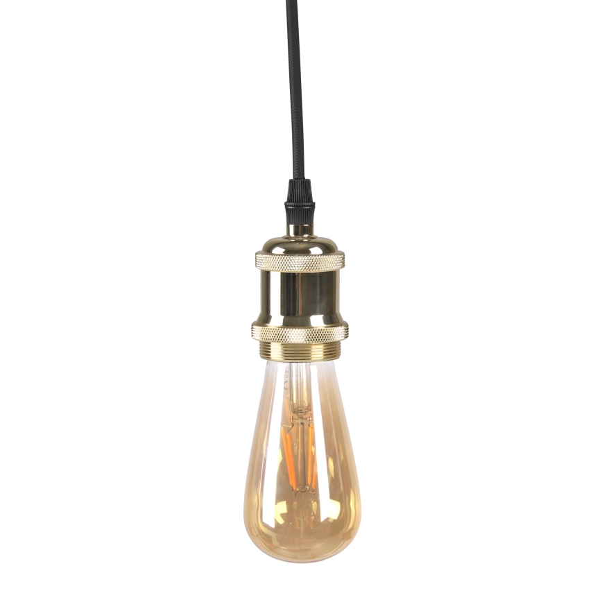 Napájací kábel 1xE27/20W/230V zlatý