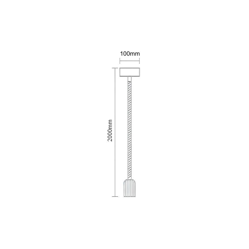 Napájací kábel 1xE27/60W/230V 2 m