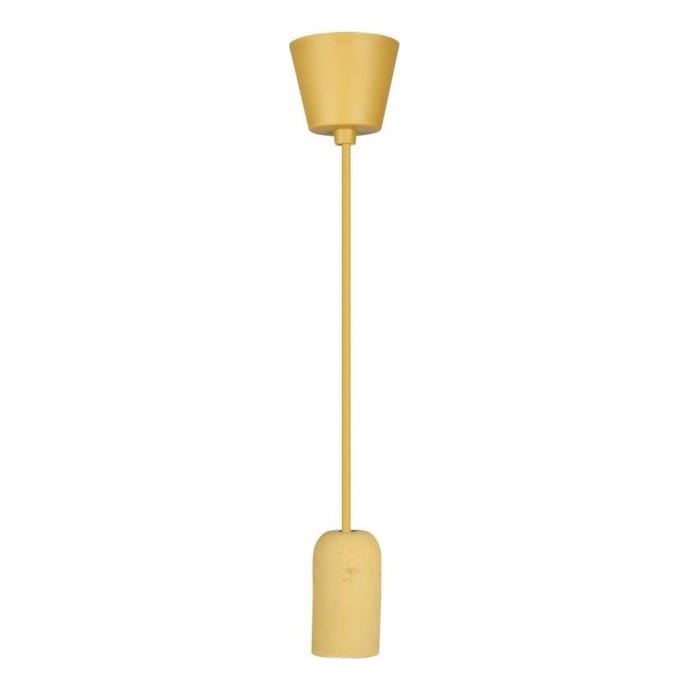 Napájací kábel 1xE27/60W/230V betón/béžová