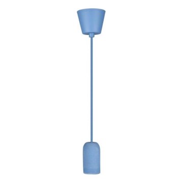 Napájací kábel 1xE27/60W/230V betón/modrá