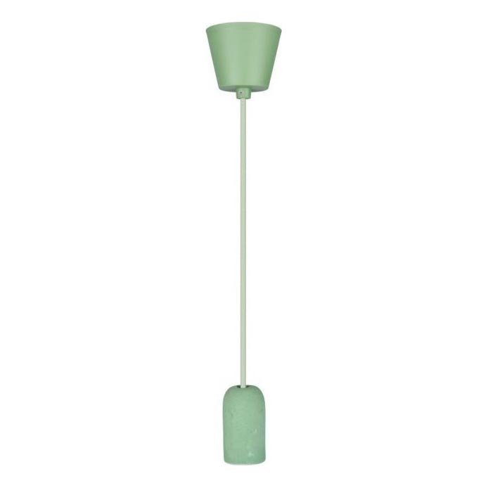 Napájací kábel 1xE27/60W/230V betón/zelená