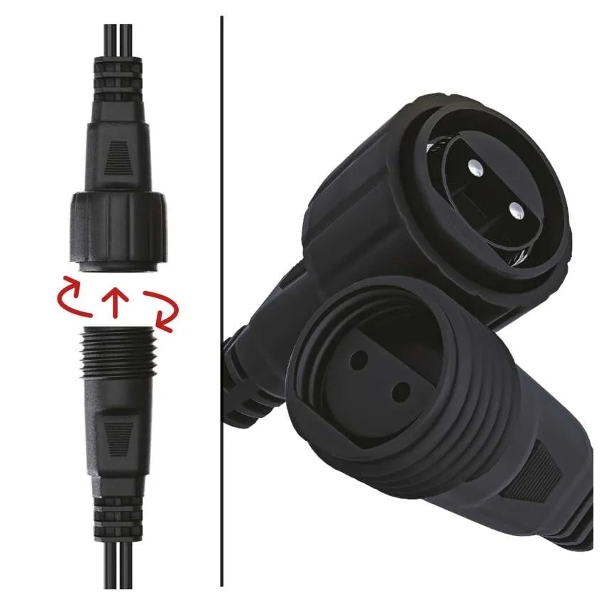 Napájací zdroj pre vianočné prepojiteľné osvetlenie 12W/230V IP44