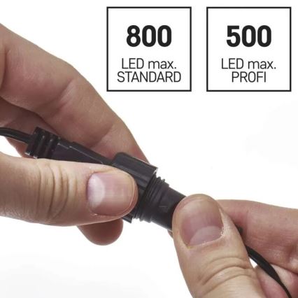 Napájací zdroj pre vianočné prepojiteľné osvetlenie 12W/230V IP44