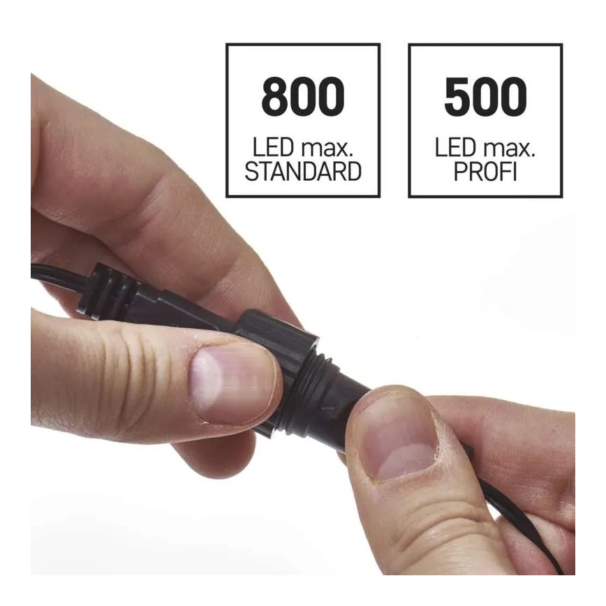 Napájací zdroj pre vianočné prepojiteľné osvetlenie 12W/230V IP44