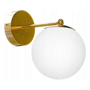 Nástenná lampa 1xG9/40W/230V zlatá/biela