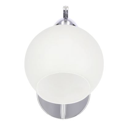 Nástenná lampa AMOS 1xE27/40W/230V lesklý chróm