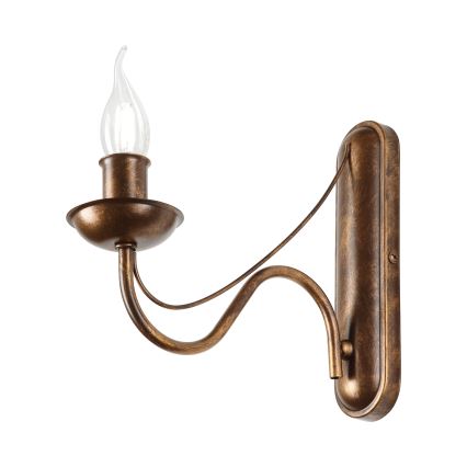 Nástenná lampa ANTON 1xE14/60W/230V bronzová