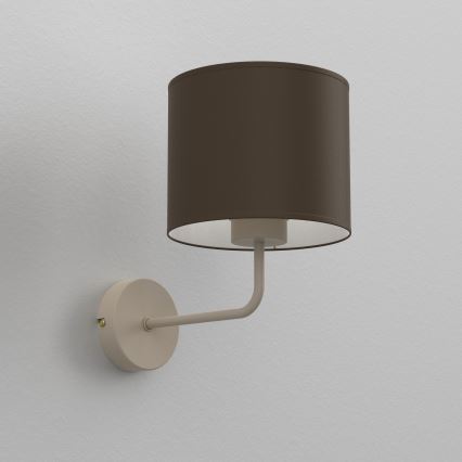 Nástenná lampa ARDEN 1xE27/15W/230V béžová/hnedá