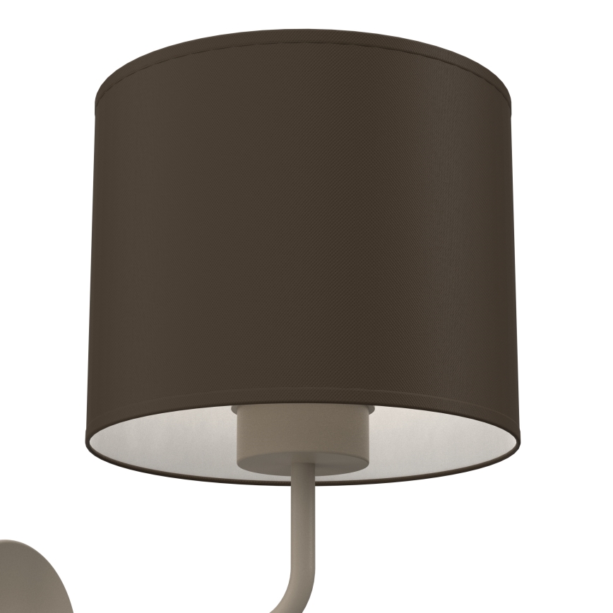 Nástenná lampa ARDEN 1xE27/15W/230V béžová/hnedá