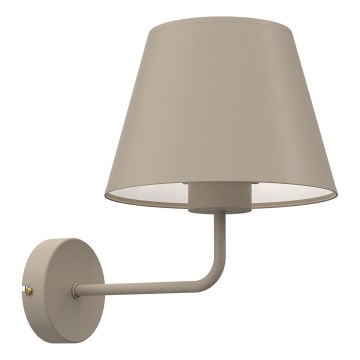 Nástenná lampa ARDEN 1xE27/15W/230V béžová