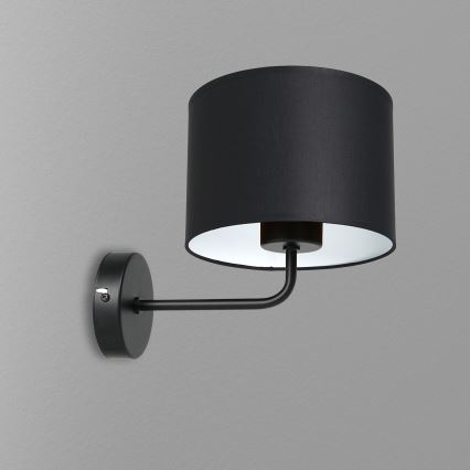 Nástenná lampa ARDEN 1xE27/60W/230V čierna/biela