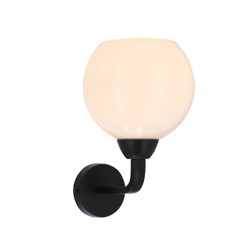 Nástenná lampa CALDERA 1xE27/60W/230V čierna