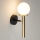 Nástenná lampa DAISY 1xG9/12W/230V zlatá/čierna/biela