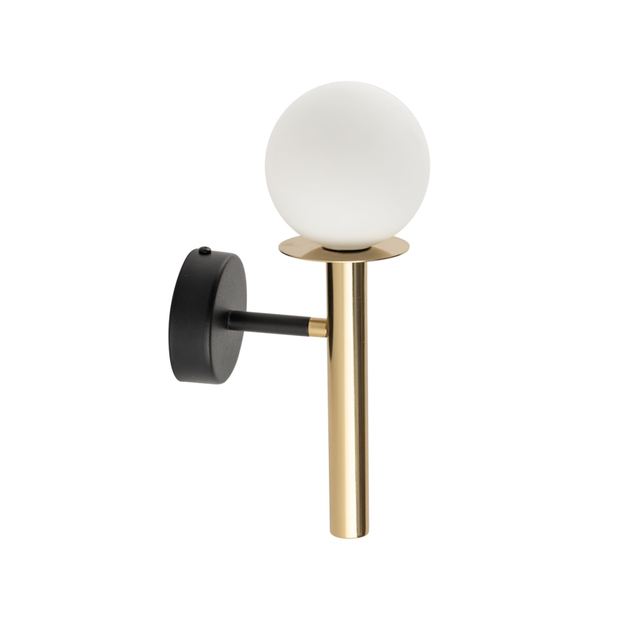 Nástenná lampa DAISY 1xG9/12W/230V zlatá/čierna/biela