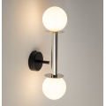 Nástenná lampa DAISY 2xG9/12W/230V lesklý chróm/čierna/biela
