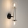 Nástenná lampa DAISY 2xG9/12W/230V lesklý chróm/čierna/číra