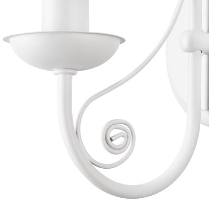 Nástenná lampa DONATO 1xE14/40W/230V biela