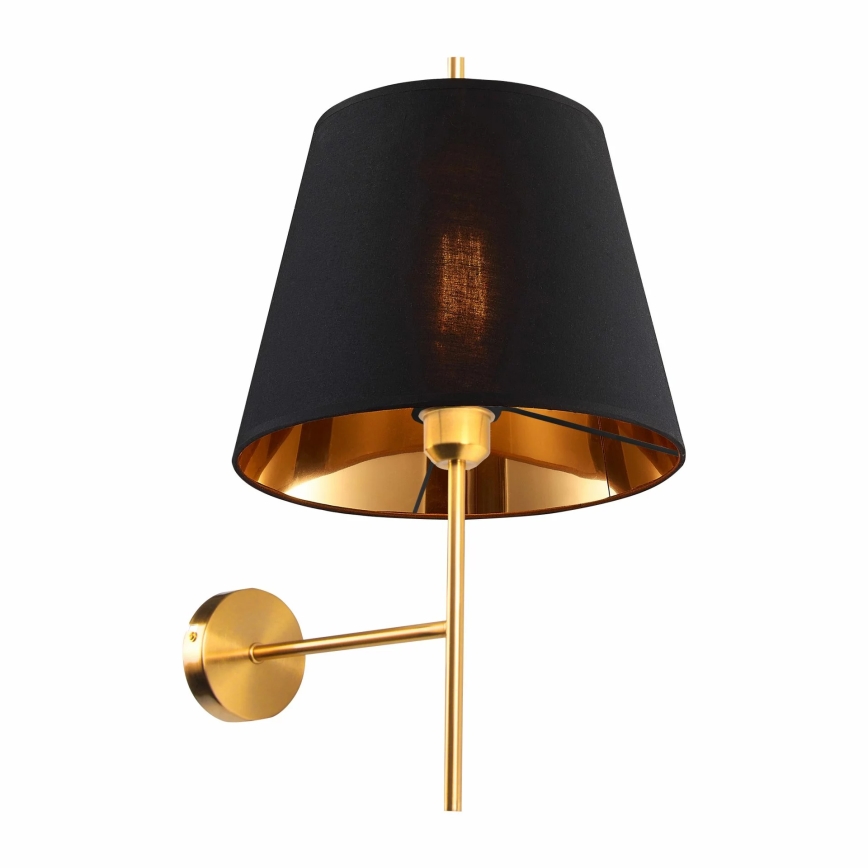Nástenná lampa ELENA 1xE27/20W/230V čierna