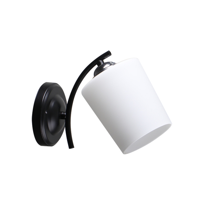 Nástenná lampa ESNYR 1xE27/40W/230V čierna/biela