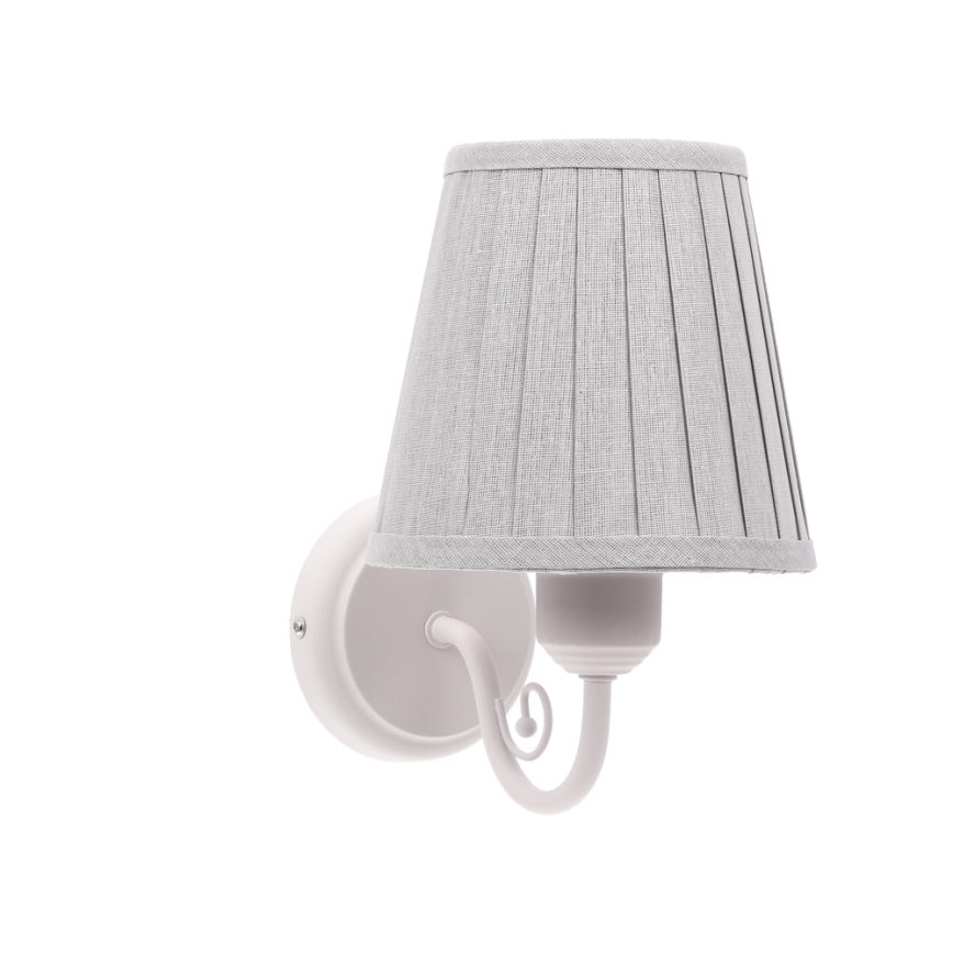 Nástenná lampa FIREZ 1xE27/40W/230V biela/šedá