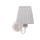 Nástenná lampa FIREZ 1xE27/40W/230V biela/šedá