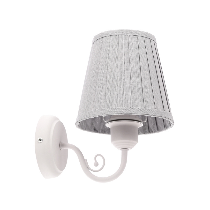 Nástenná lampa FIREZ 1xE27/40W/230V biela/šedá