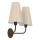 Nástenná lampa GRENADA 2xE14/15W/230V béžová