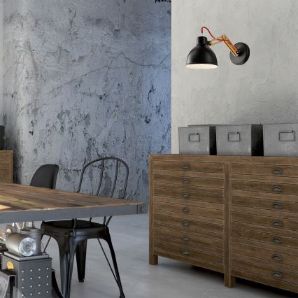 Nástenné svietidlo MARCELLO 1xE27/60W/230V buk