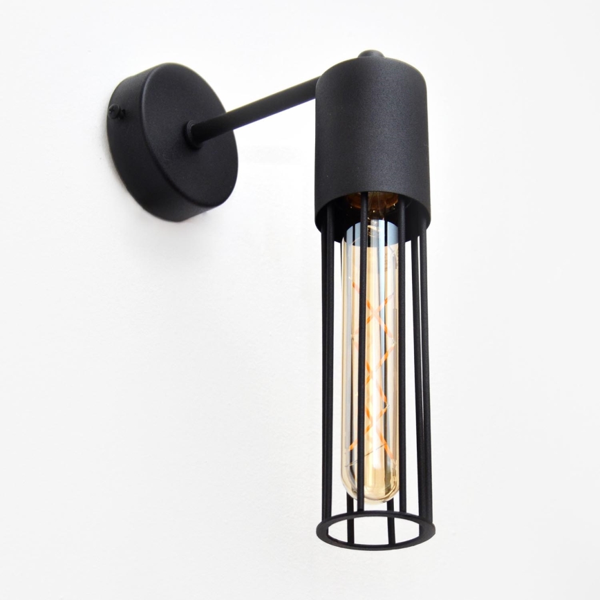 Nástenná lampa MELODY 1xE27/15W/230V čierna