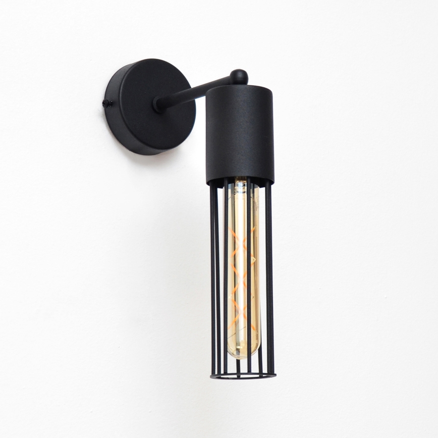 Nástenná lampa MELODY 1xE27/15W/230V čierna