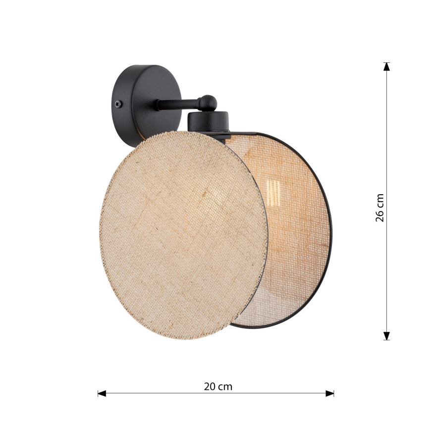 Nástenná lampa MOTIF 1xE14/10W/230V béžová
