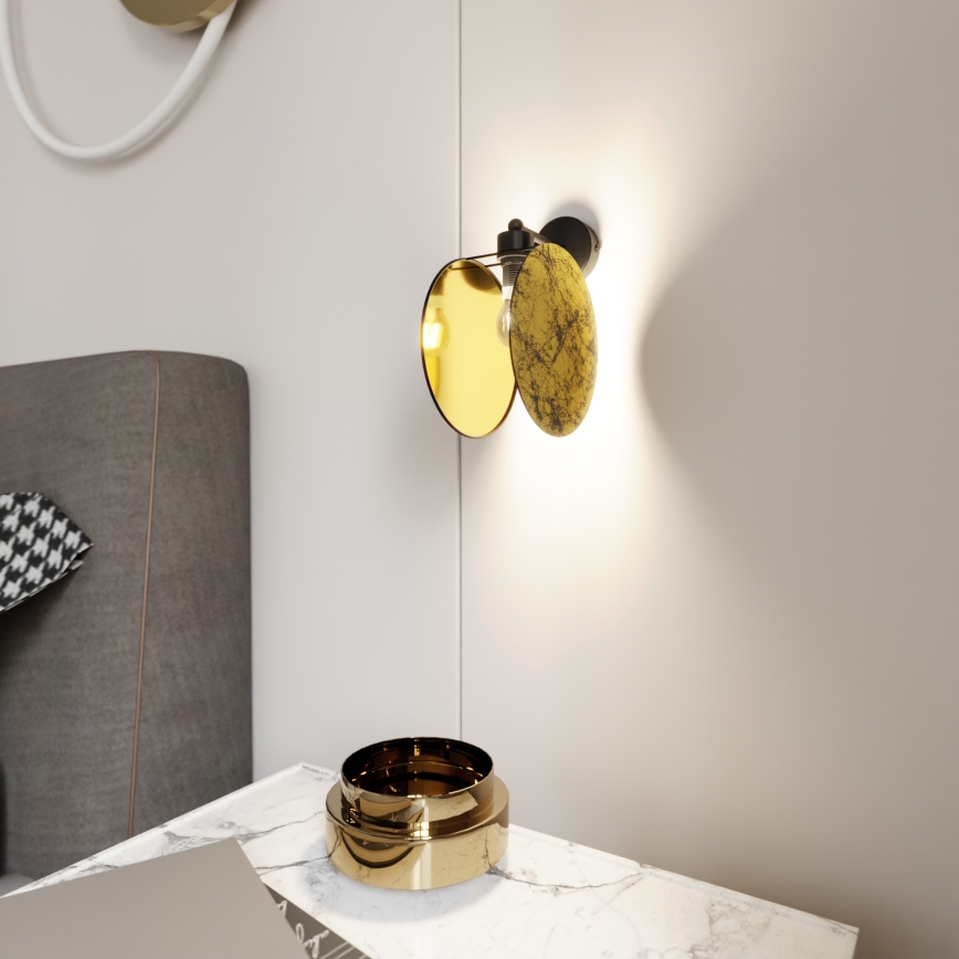 Nástenná lampa MOTIF 1xE27/15W/230V zlatá