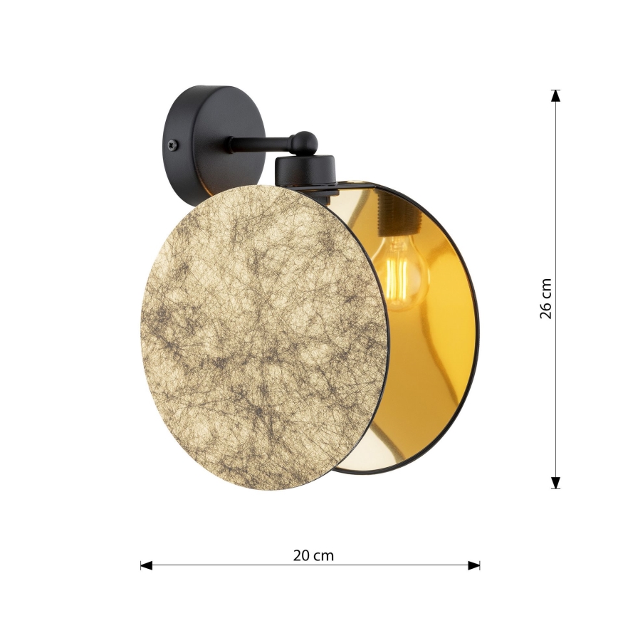 Nástenná lampa MOTIF 1xE27/15W/230V zlatá